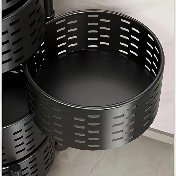 Étagère de Rangement Rotative 360° 5 Niveaux